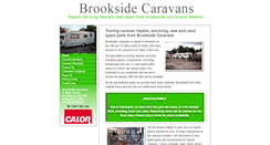Desktop Screenshot of brooksidecaravans.co.uk