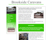 Tablet Screenshot of brooksidecaravans.co.uk